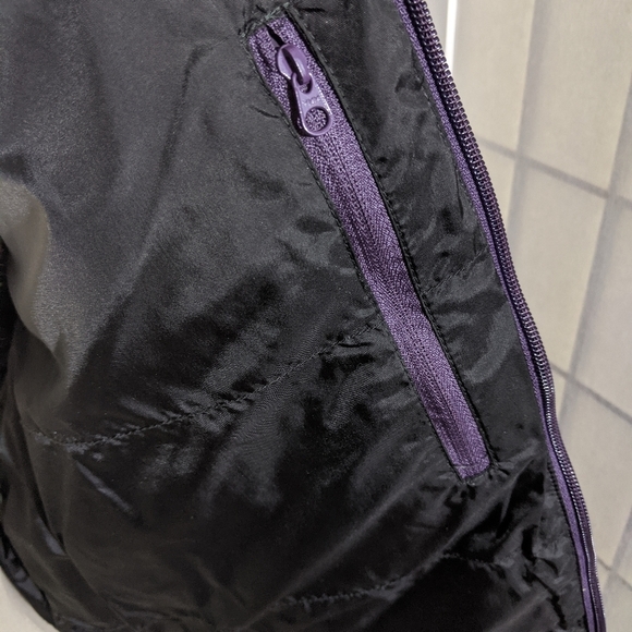 VINTAGE Down jacket puffer quilted coat Sz S - Picture 9 of 10